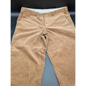 VTG Orvis Pants Mens 40x30 Tan Brown Corduroy Brisbane Moss Outdoors 90s Grandpa